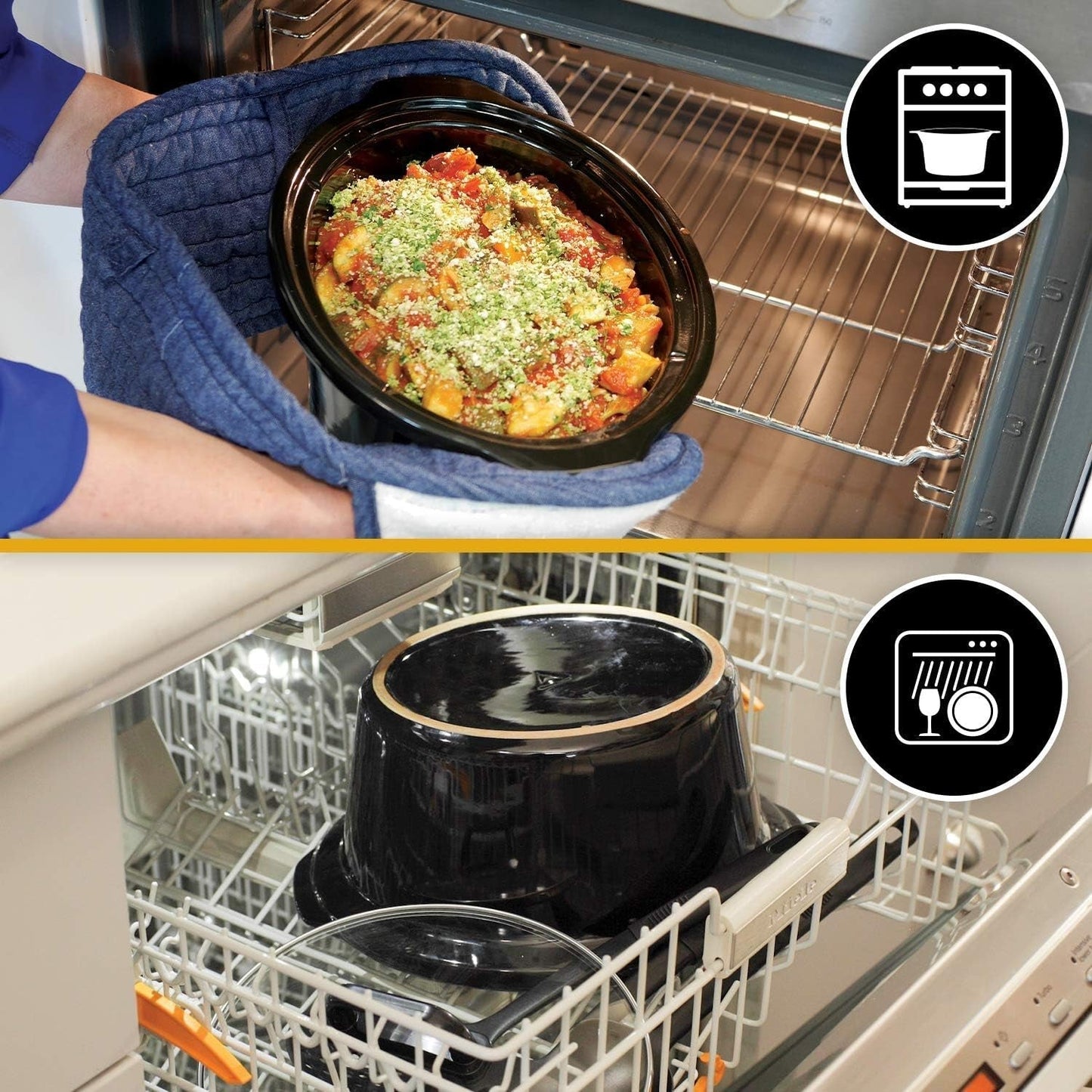 Wolnowar cyfrowy Crockpot, funkcja utrzymywania ciepła, 2,4 litra (1-2 osoby) Wolnowar Naty Shop