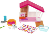 Barbie GRG78 - Mini zestaw z 2 psami, budką dla psa i akcesoriami, prezent dla dzieci w wieku 3-7 lat Naty Shop Dolls Domyślny tytuł