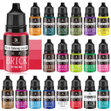 Barwnik spożywczy w płynie 10 ml Naty Shop 10 ml (zestaw 20 szt.)
