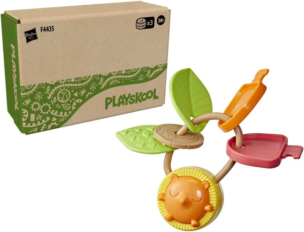 Playskool Moje pierwsze klucze, zabawka sensoryczna ze strukturami i dźwiękami dla dzieci od 3 miesiąca życia (ekskluzywnie na Amazon) Baby Toys Naty Shop