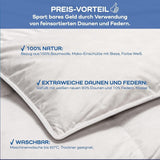 Kołdra Comfort (90 puchu / 10 piór), biała, 155 X 220 cm Kołdry i kołdry Naty Shop