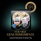 SHEBA Perfect PORTIONS pasztet dla kotów z łososiem, certyfikat MSC, 8 x 3 x (2 x 37,5g) = 225g (Opakowanie będzie aktualizowane)