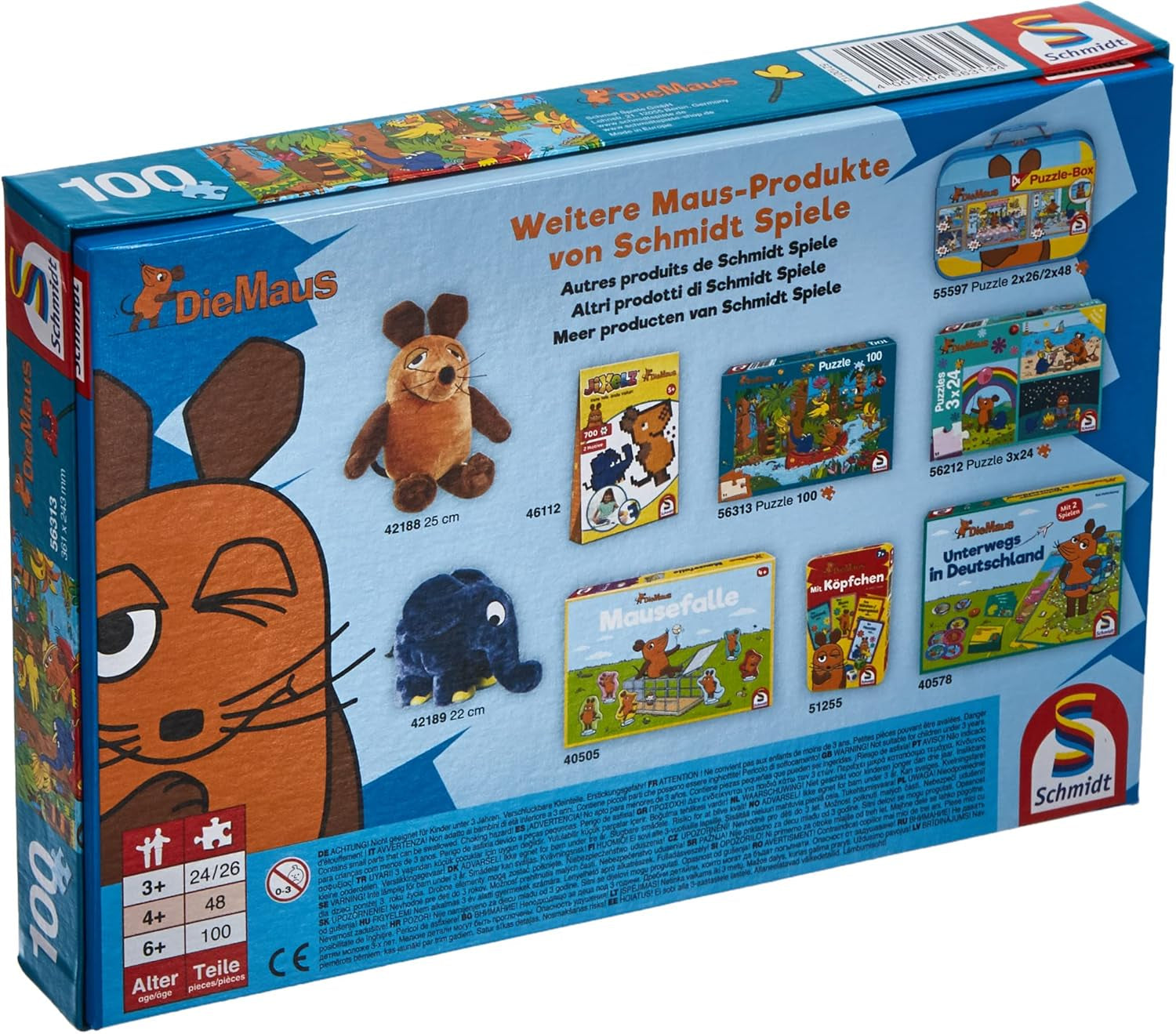 Mysz w dżungli (układanka dla dzieci) Puzzle Naty Shop