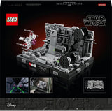 LEGO 75329 Zestaw dioramy Star Wars Gwiazda Śmierci, zestaw do budowania X-Winga dla dorosłych Luke’a Skywalkera, gadżety dla fanów „Nowej nadziei”, dekoracje pokoju, zestawy do budowania podarunkowe w sklepie LEGO