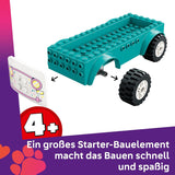 LEGO Friends Ciężarówka z lodami w Heartlake Zestaw do zabawy w udawanie 2 figurki i króliczek Zestaw do budowania 4-letnie dziewczynki Postać z minifigurką Zabawka do budowania 42644 Zestawy do budowania Besuche den LEGO-Store