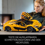 LEGO Technic Mclaren P1 Super Zestaw samochodów sportowych dla dorosłych Fani samochodów Prezent V8 Silnik tłokowy 7-biegowa skrzynia biegów Model samochodu w skali Zestaw samochodzików zabawkowych 42172 Zestawy do budowania Besuche den LEGO-Store