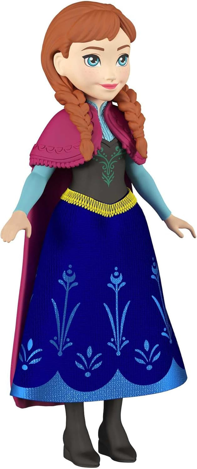 Mattel DISNEY Królowa Lodu Anna i Sven Lalka i figurka zwierzęcia, inspirowana animowanymi postaciami, ruchome kończyny, odpinana spódnica i peleryna, dla dzieci w wieku od 3 lat i więcej, HLX03 Lalki Naty Shop