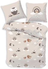 Pościel dziecięca, lis, sowa i zwierzęta leśne, 100% bawełna Pościel - dziecięca Naty Shop Sowa