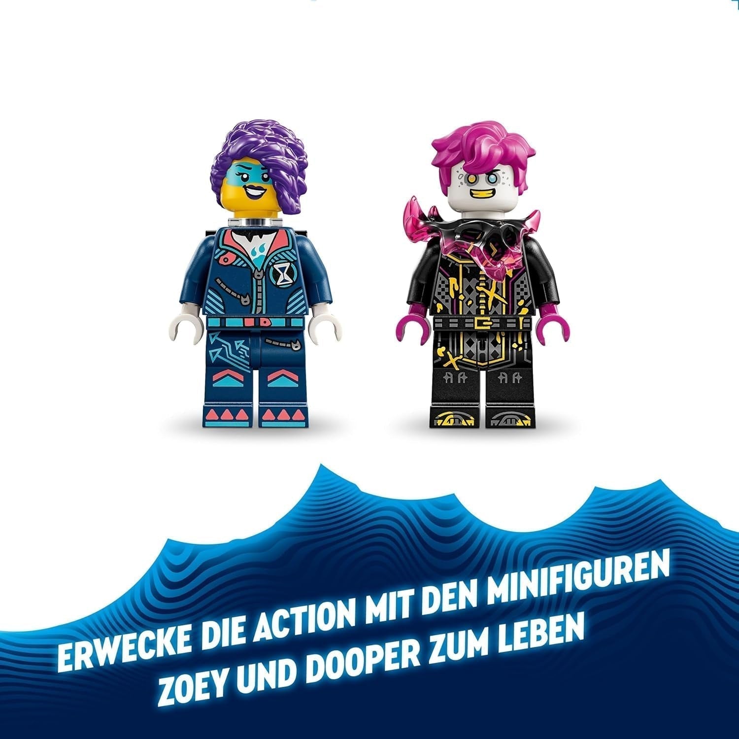 LEGO Dreamzzz Motocykl z kotem Zoey 2 w 1 prezent dla dzieci w wieku powyżej 7 lat Model zwierzęcia Zabawka z klocków konstrukcyjnych Motocykl Zestaw do zabawy fantasy dla chłopców i dziewcząt 71479 Zestawy do budowania Beuche den LEGO-Store