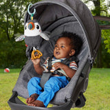 FISHER-PRICE Flap & Go Toucan - pluszowa zabawka do wózka rozwijająca zdolności motoryczne i sensoryczne u noworodków od urodzenia HNX66 Zabawki dla niemowląt Naty Shop