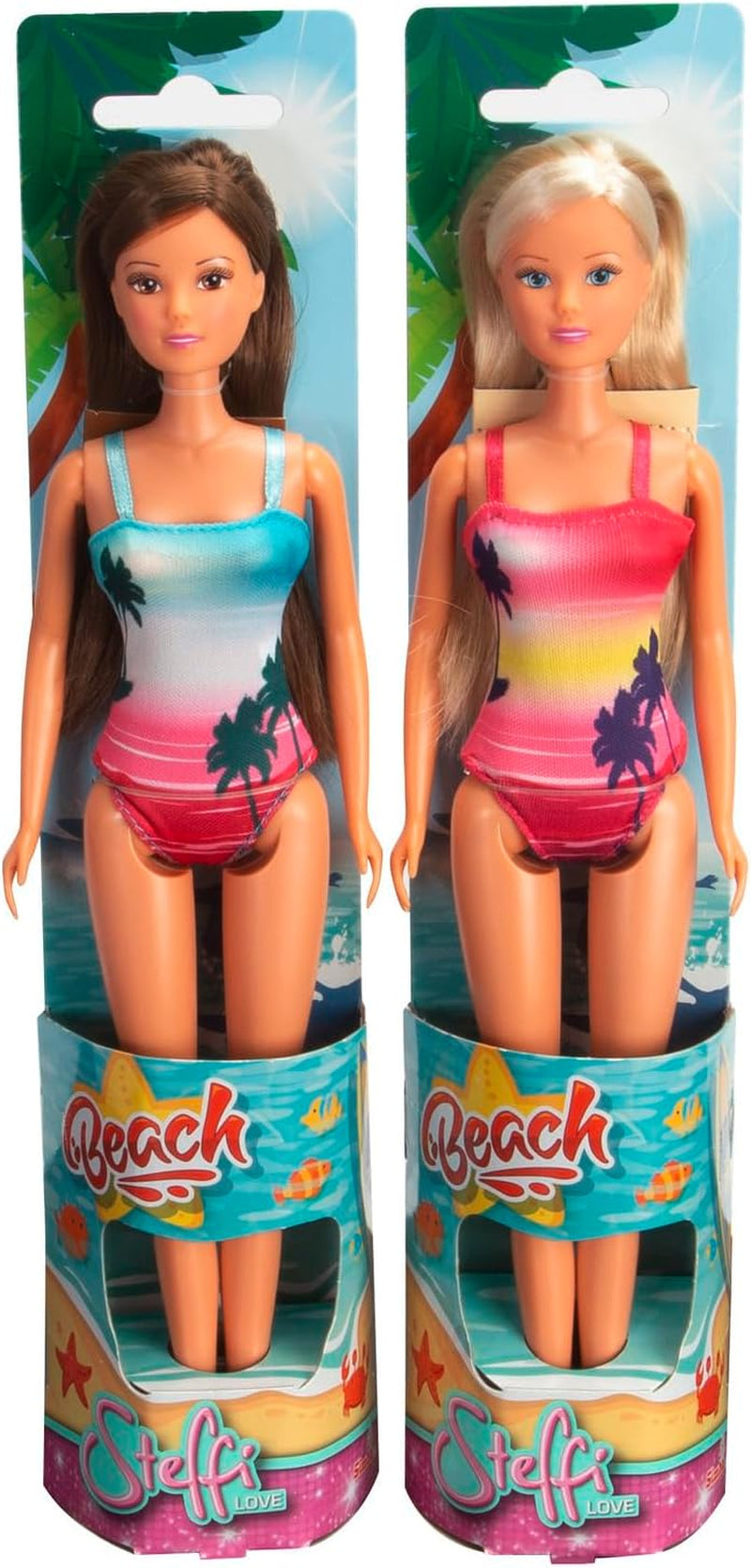 Simba Steffi Love Beach różne 2 sposoby Tylko jeden przedmiot zostanie wysłany kostium kąpielowy lalka zagraj w lalkę 29cm wiek 3+