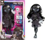 Rainbow High Shadow High Girl's Night - Shanelle Onyx - 28 cm modna lalka w odcieniach szarości, czarnych włosach i stroju z akcesoriami i grzebieniem - Dla kolekcjonerów i dzieci w wieku od 6 lat