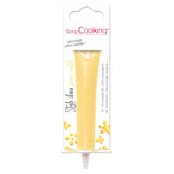 Scrapcooking - Pastelowy żółty długopis cukrowy - Żółty cukier do pisania 25g - Dekoracyjny długopis z cukrem jadalnym - Pisanie i rysowanie - Etykietowanie Fondant, Lukier, Ciasta - 6804