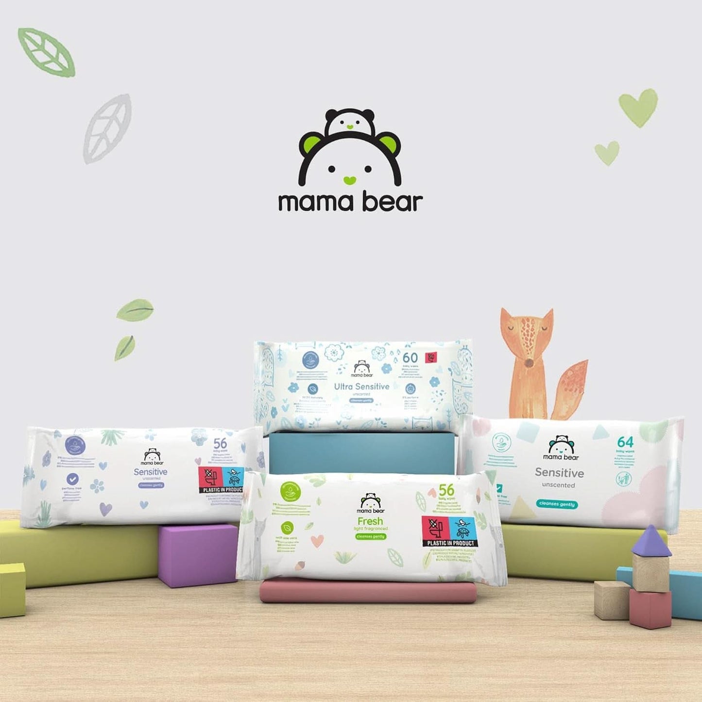 Chusteczki Fresh Baby z Aloe Vera Mama Bear Naty Shop