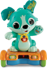 Vtech Baby Catch Me Puppy - Zmotoryzowany szczeniak na deskorolce zachęca do ruchu - Z ruchomymi uszami, piosenkami, dźwiękami i treściami edukacyjnymi - Przez 12-36 miesięcy Zabawki dla dzieci Naty Shop Domyślny tytuł