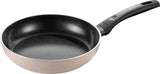 Patelnia Ledro, 24 cm, aluminiowa, odpowiednia do indukcji, nieprzywierająca powłoka ceramiczna, Thermopoint, Made in Italy, beżowa Garnki i patelnie Naty Shop 24 Cm
