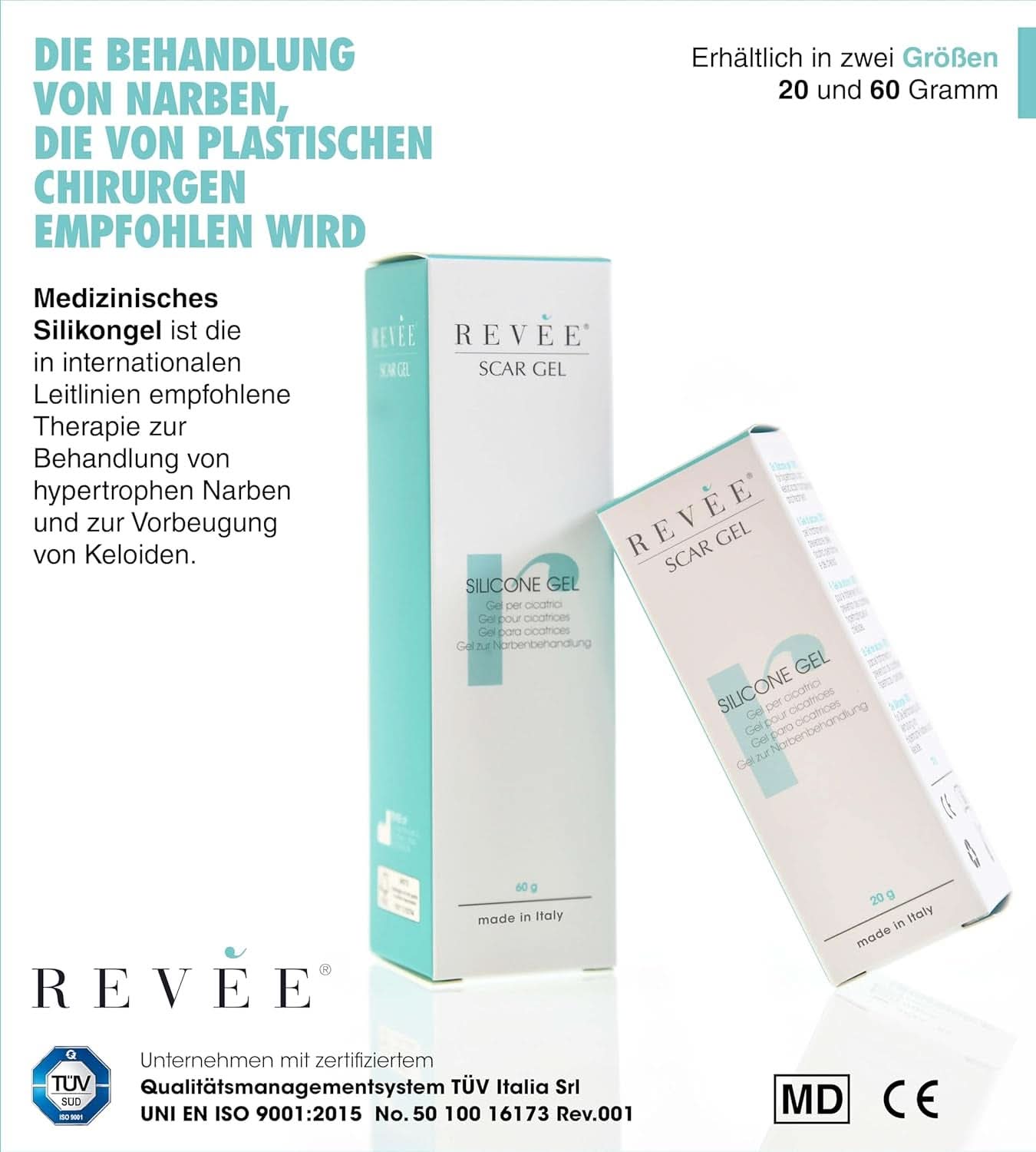 Revée Scar Gel, Żel do stosowania miejscowego na blizny Naty Shop