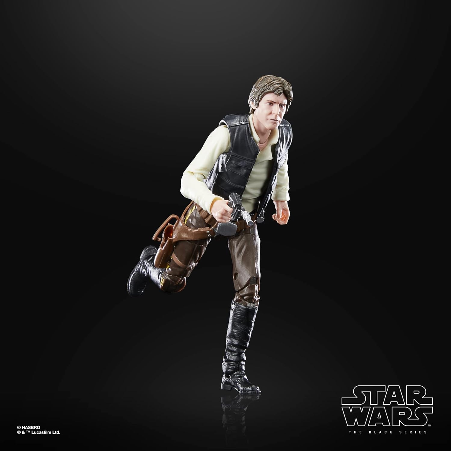 Han Solo z czarnej serii Star Wars, wysokość 15 cm Figurka Zu Wars: Powrót rycerza Jedi Figurki Naty Shop