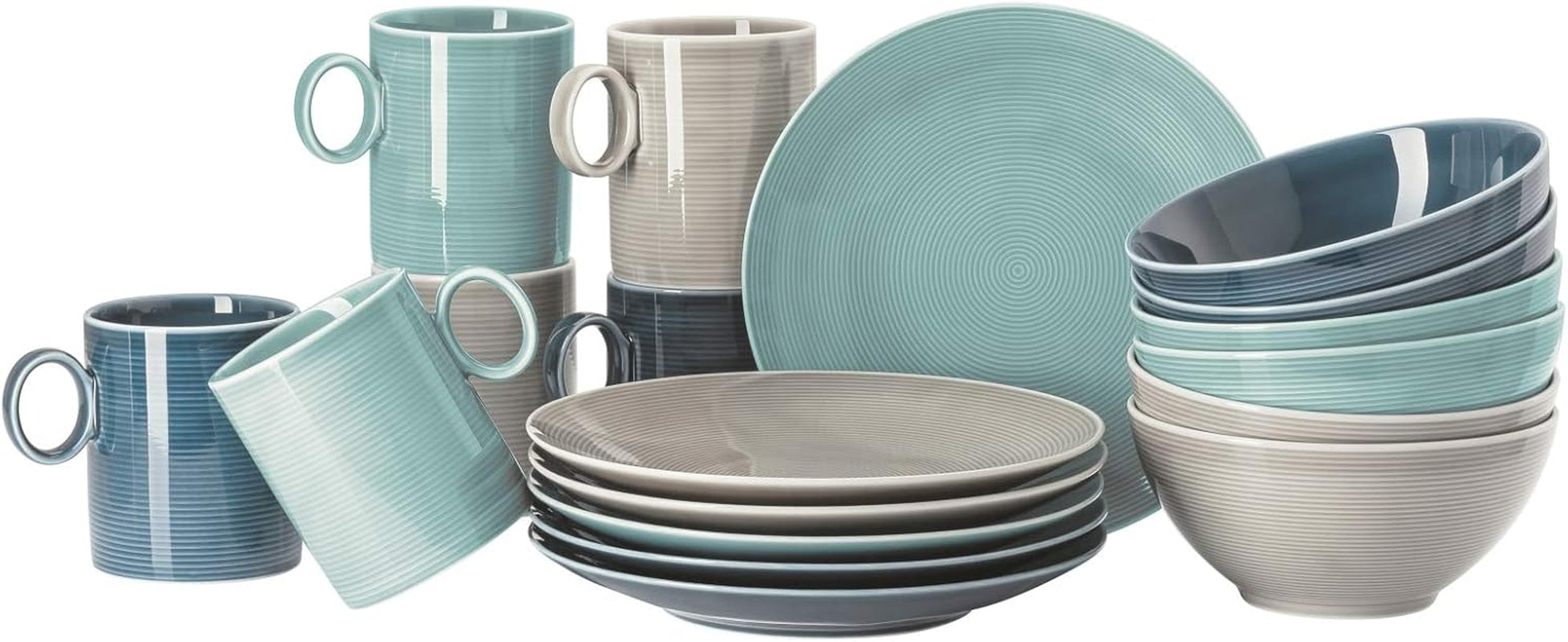 Thomas Loft marki Rosenthal Color - zestaw mieszany, 18 elementów, 9999 CM