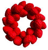Dekoracja z pasty cukrowej jadalnej, Ozdoby z pasty cukrowej Strawberry Crown Naty Shop