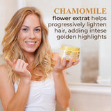 Intea Chamomile - Blonde Reflections Hair Mask - Nawilża i odżywia blond włosy - 250 ML Naty Shop Hair Mask