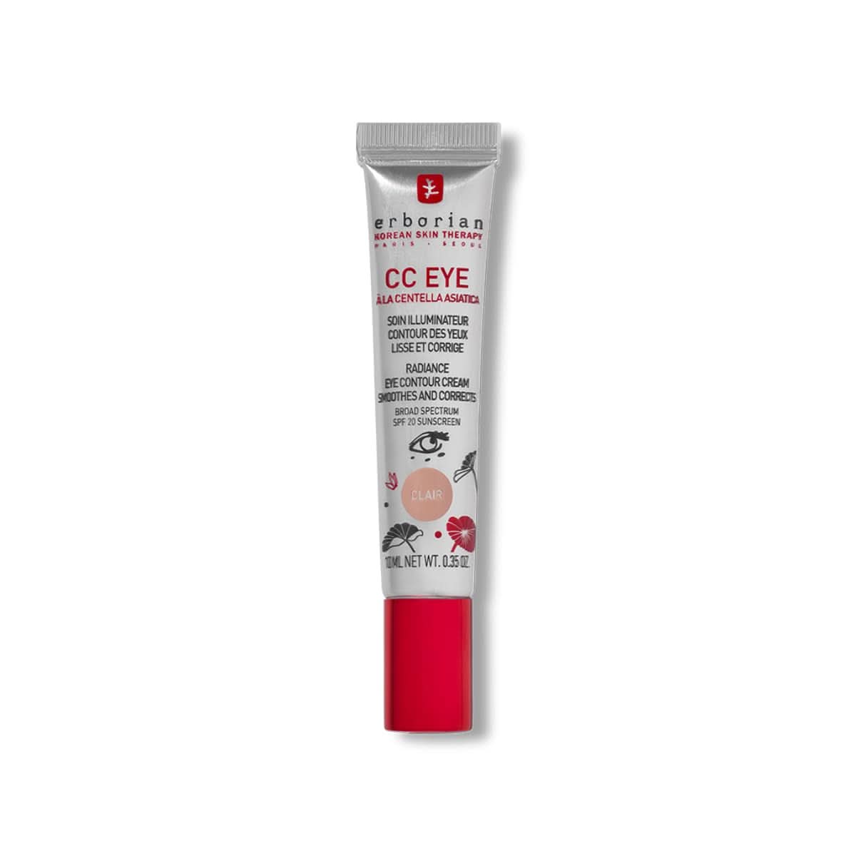 Erborian - CC Eye Cream Gold z Centella Asiatica - Korektor konturu oczu Kosmetyki i Uroda Naty Shop Cc Eye Light