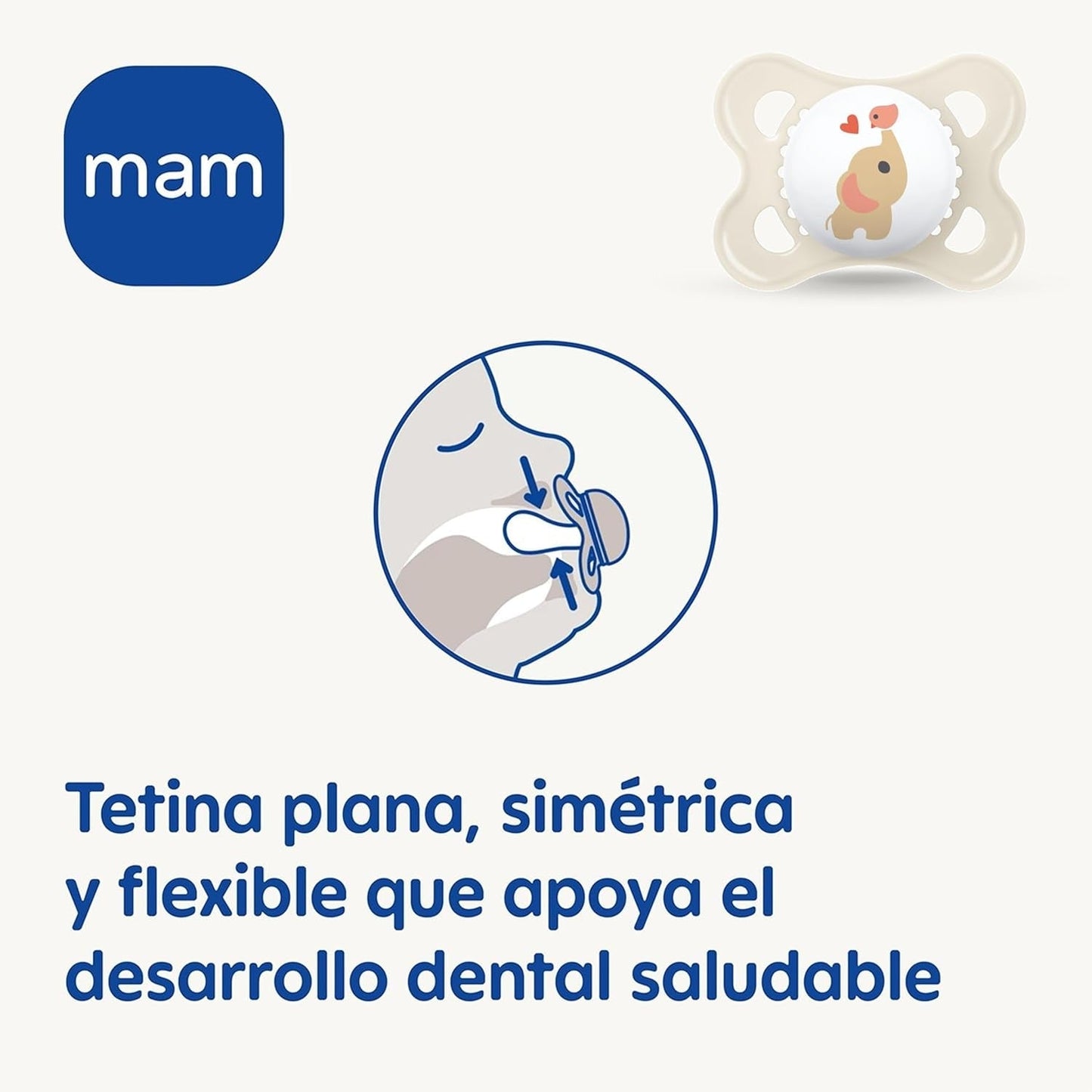 Smoczek MAM Clip It! Broach & Original S226 Skinsoft™ silikon, wyjątkowo miękki, dla dzieci od 0+ miesiąca