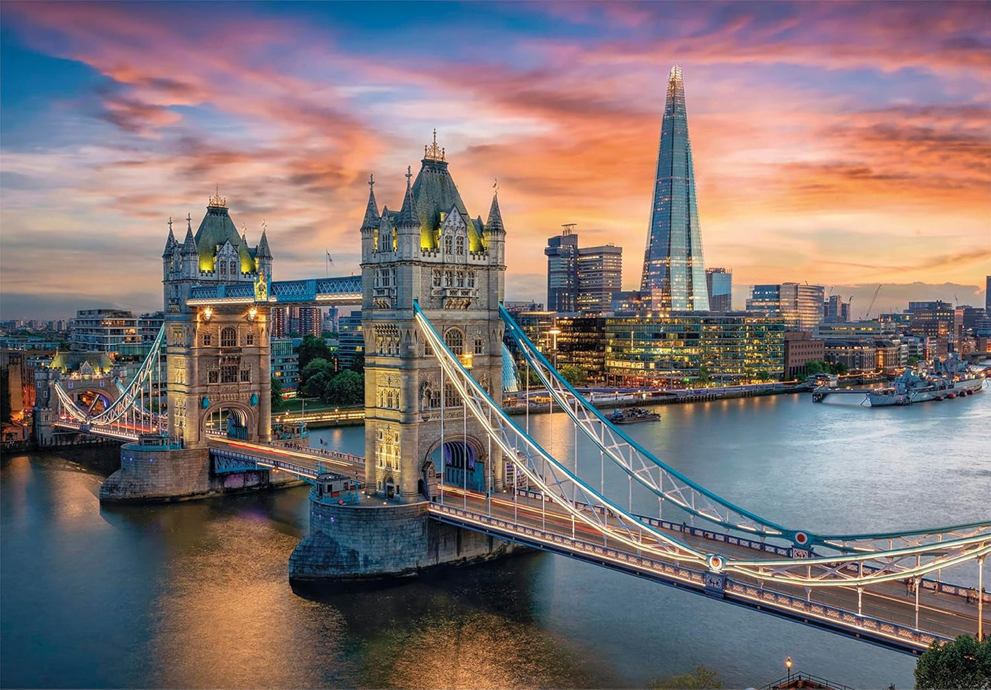 Clementoni - Kolekcja 31694 - London Twilight, Puzzle 1500 elementów dla dorosłych i dzieci 10 lat, gra zręcznościowa dla całej rodziny Puzzle Naty Shop