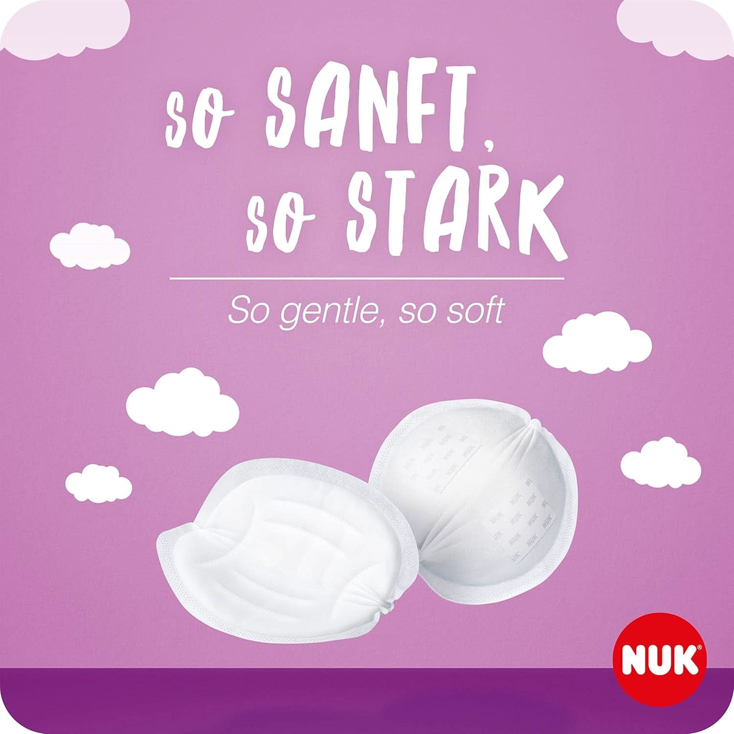 NUK High-Performance Einweg-Stilleinlagen Mit Sofort-Saugvlies | Einlagen Zum Stillen | Opakowanie zbiorcze | +40% większa moc ssania | 60 Stück Żywność dla niemowląt i akcesoria do karmienia piersią Naty Shop