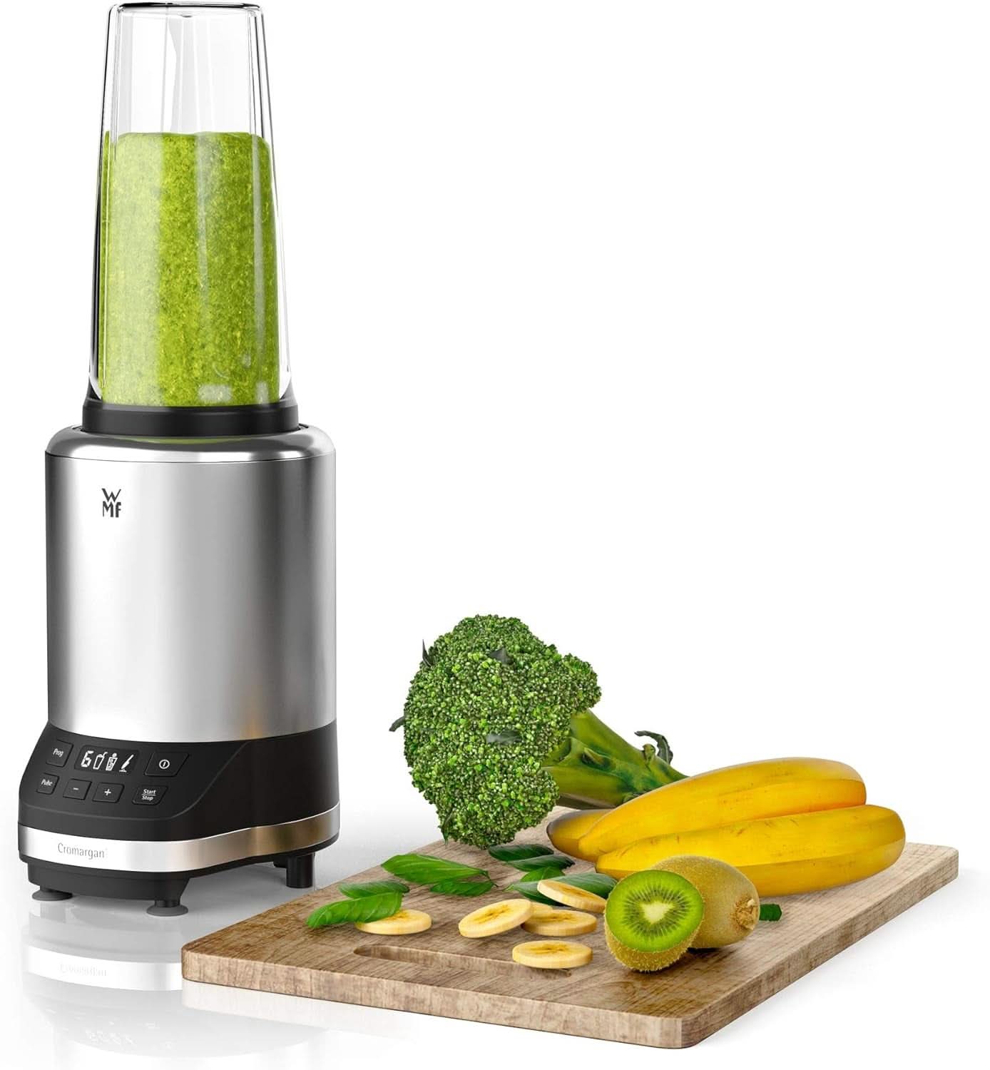 WMF Kult Pro Multifunktionsmixer Hochleistungsmixer, 30 000 U/Min, Smoothie Maker, Mikser stojący, Funkcja kruszenia lodu, 4 Mixbehälter Inkl. Togo-Verschluss Kitchen Naty Shop