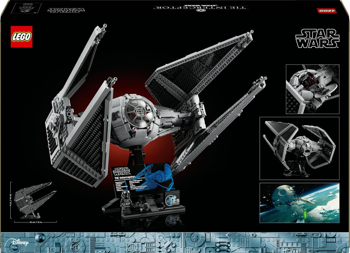 LEGO Star Wars Tie Interceptor Ultimate Collector Series Zestaw do kreatywnego budowania dla dorosłych Starfighter Model z klocków Prezent dla fanów Kolekcjonerski zestaw Ucs 75382 Zestawy do budowania Kup w sklepie LEGO