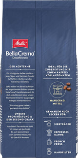 Kawa ziarnista Melitta BellaCrema La Crema 1kg i kawa ziarnista BellaCrema Decaffeinato bezkofeinowa 1kg