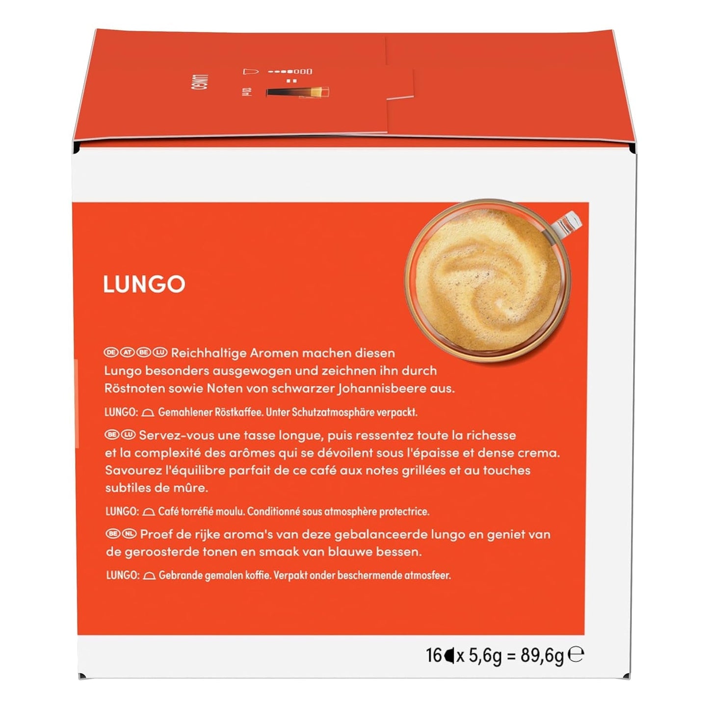 NESCAFÉ DOLCE GUSTO Lungo Kaffeekapseln 3-pak (3 x 16 Kapseln)