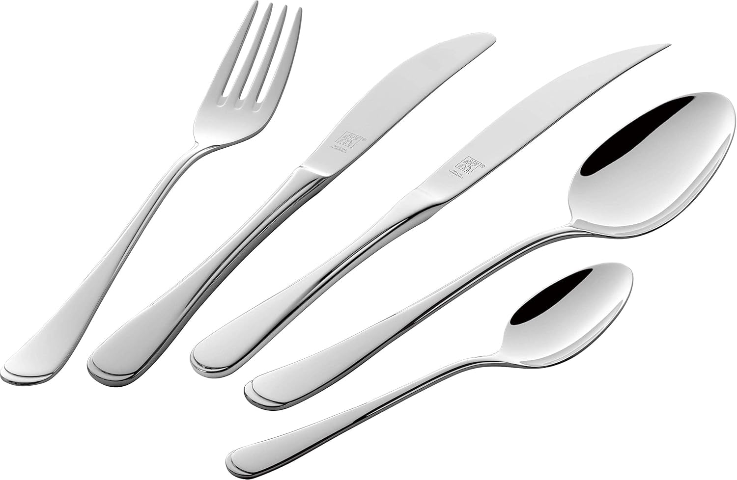 ZWILLING Nottingham Zestaw sztućców, 72 sztuki, dla 12 osób, stal nierdzewna 18/10 Kitchen Naty Shop