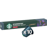 STARBUCKS Espresso Roast Entkoffeiniert marki Nespresso, Dunkle Röstung, Kaffeekapseln 10 x 10 (100 Kapseln)