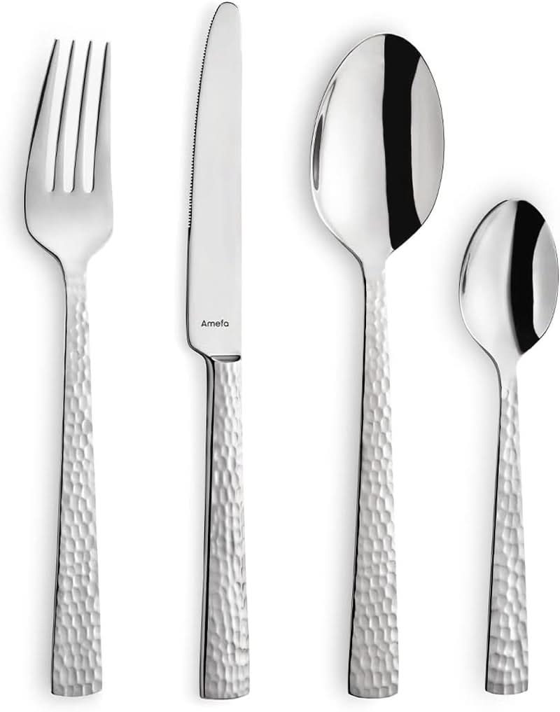 Zestaw sztućców Amefa Felicity, 24 sztuki, dla 6 osób, stal nierdzewna 18/0 Kitchen Naty Shop