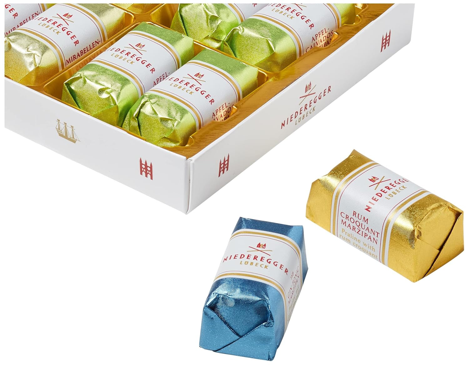 Marcepan Niederegger Warianty Klasyczne (alkoholowe) 200g