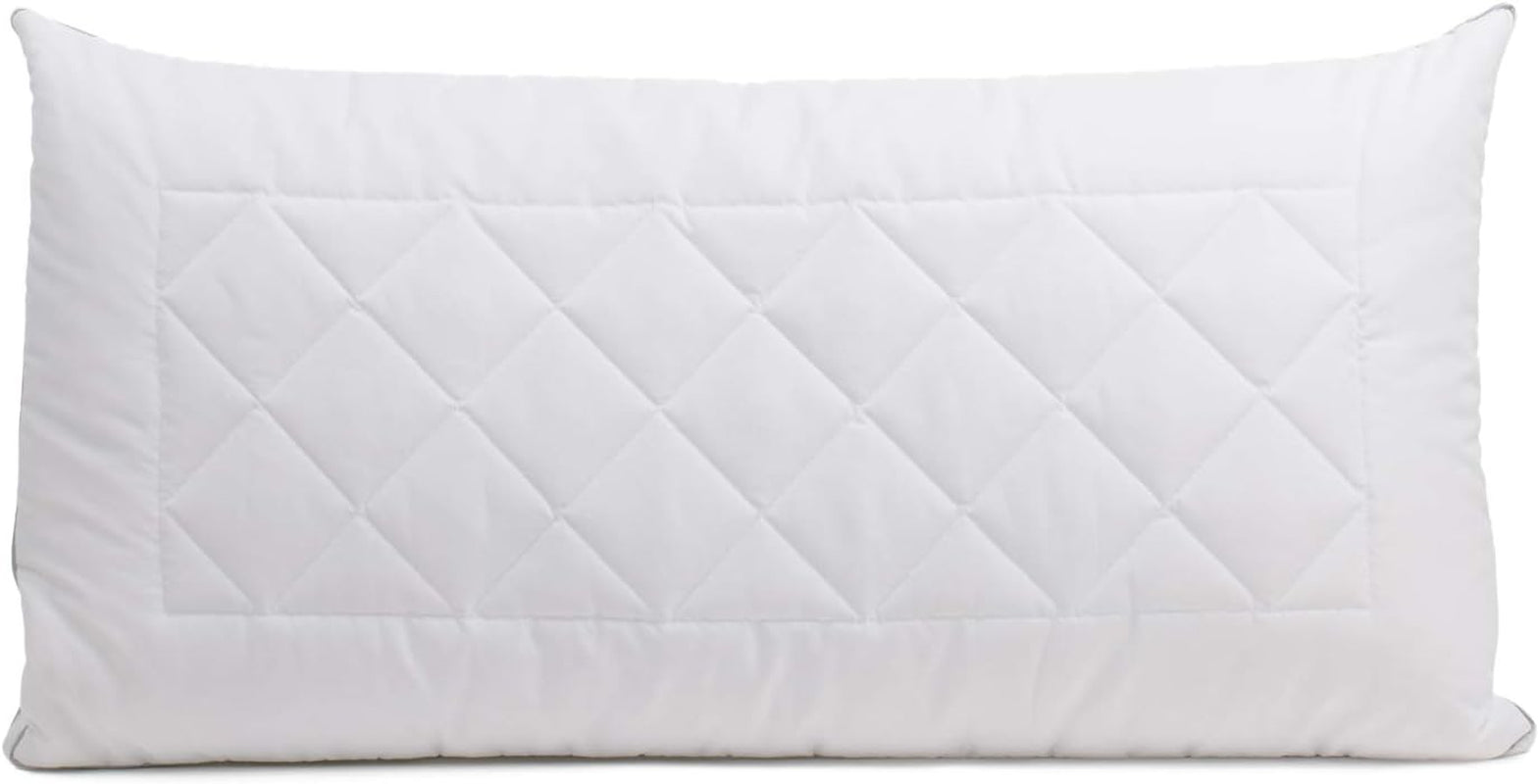 Gözze - Poduszka z poduszką wewnętrzną 150G i paskiem klimatycznym, w tym worek uzupełniający, 40 x 80 cm - Białe standardowe poduszki Naty Shop Białe 40 x 80 cm