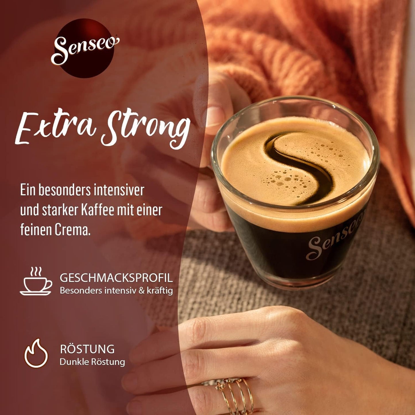 Podkładki Senseo Extra Strong, 5 x 16 Getränke, 80 podkładek Kaffeepad