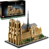 LEGO Architecture Notre-Dame De Paris, kolekcja dla dorosłych, pamiątka z Francji, prezent dla kobiet, mężczyzn, globtroterów i miłośników historii, model architektoniczny 21061 zestawy do budowania Besuche den LEGO-Store Default Title