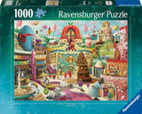 Ravensburger Puzzle 12001195 - Sweet Street - 1000-elementowe puzzle dla dorosłych i dzieci powyżej 14. roku życia Puzzle Naty Shop