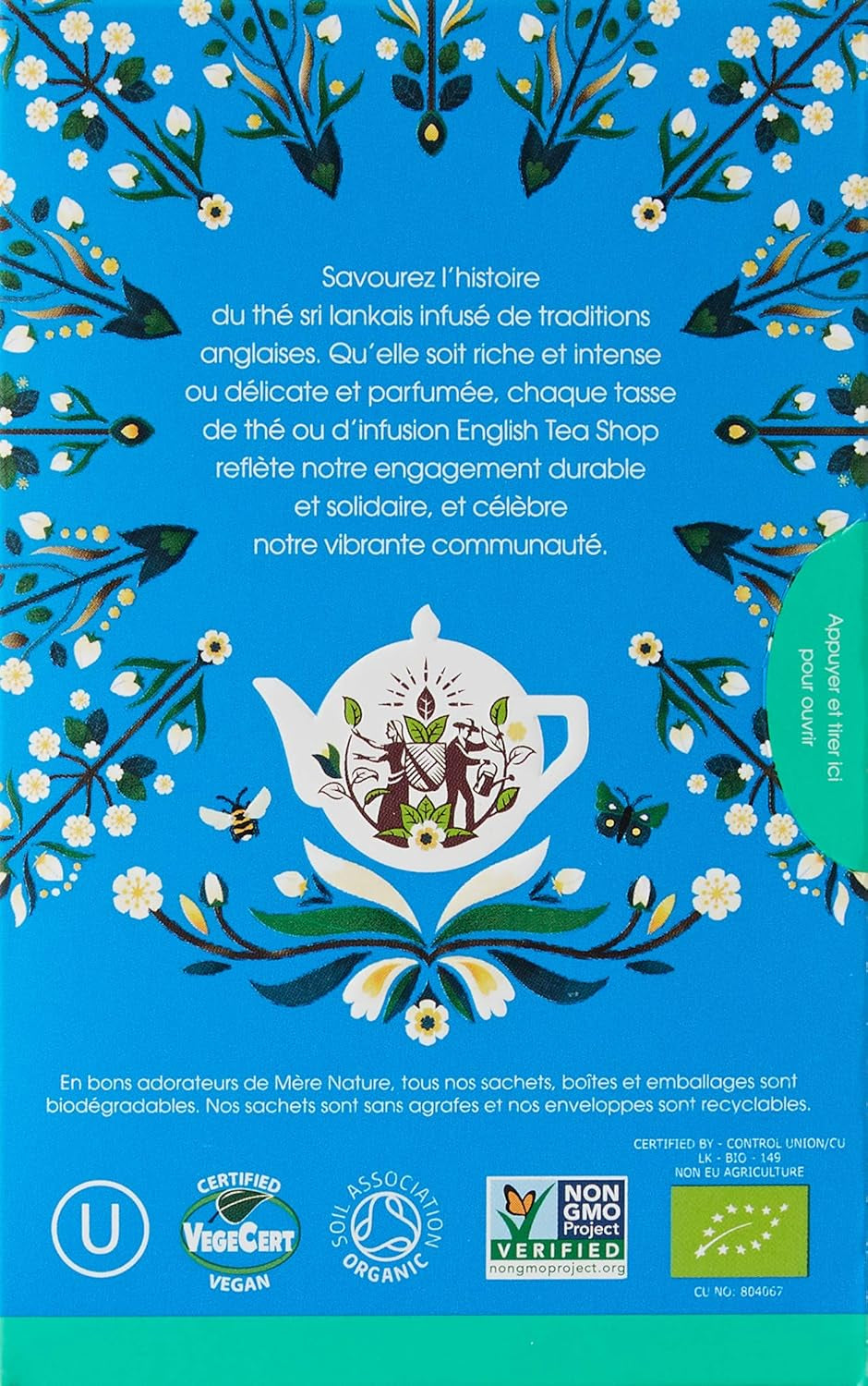 ETS - Herbata czarna Darjeeling, BIO, 20 torebek (opakowanie 2 szt.)