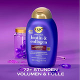 OGX Szampon z biotyną i kolagenem, 385 ml Pod prysznic i do kąpieli Naty Shop