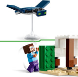 LEGO Minecraft Pustynna wyprawa Steve'a, zestaw gier wideo dla chłopców i dziewcząt, biom ze Stevem, dom, figurki i zabawka Camel, prezent dla graczy dla dzieci od 6 lat 21251 Zestawy do budowania Besuche w sklepie LEGO