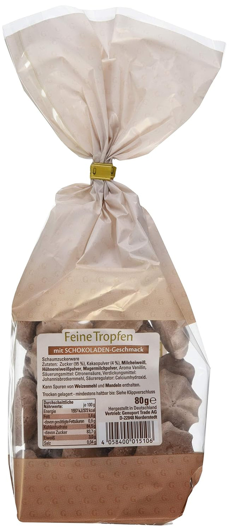 Drobne kropelki o smaku czekoladowym, opakowanie 18 sztuk (18 x 80 g)