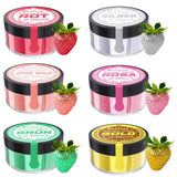 Brokat jadalny, zestaw 6 odcieni, 5 gramów Glitter Naty Shop