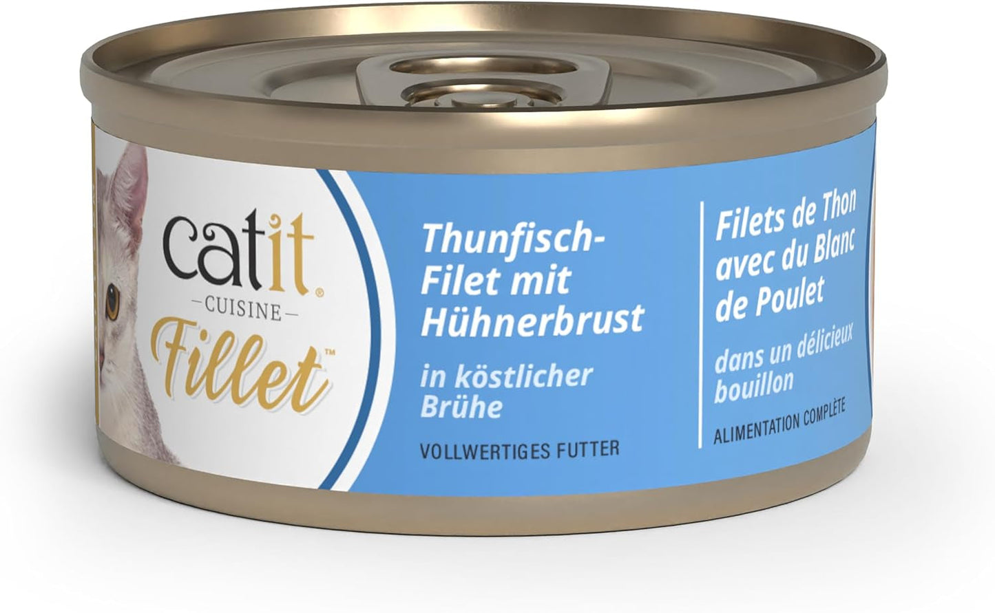 Catit Cuisine - Filet z tuńczyka z piersią kurczaka w Köstlicher Brühe, 75g