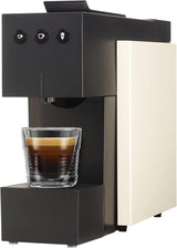 Ekspres do kawy z kapsułkami K-FEE SQUARE do kawy, herbaty i kakao | Kompaktowe espresso | Szybkie nagrzewanie | Zbiornik na wodę 0,8 l | 19 taktów | Czarny fortepian
