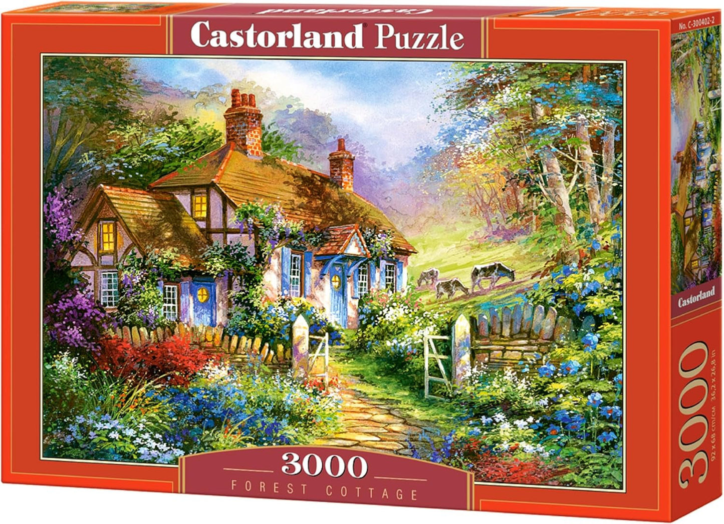 Castorland C-300402-2 - Leśna Chata, układanka 3000 elementów Puzzle Naty Shop Tytuł domyślny