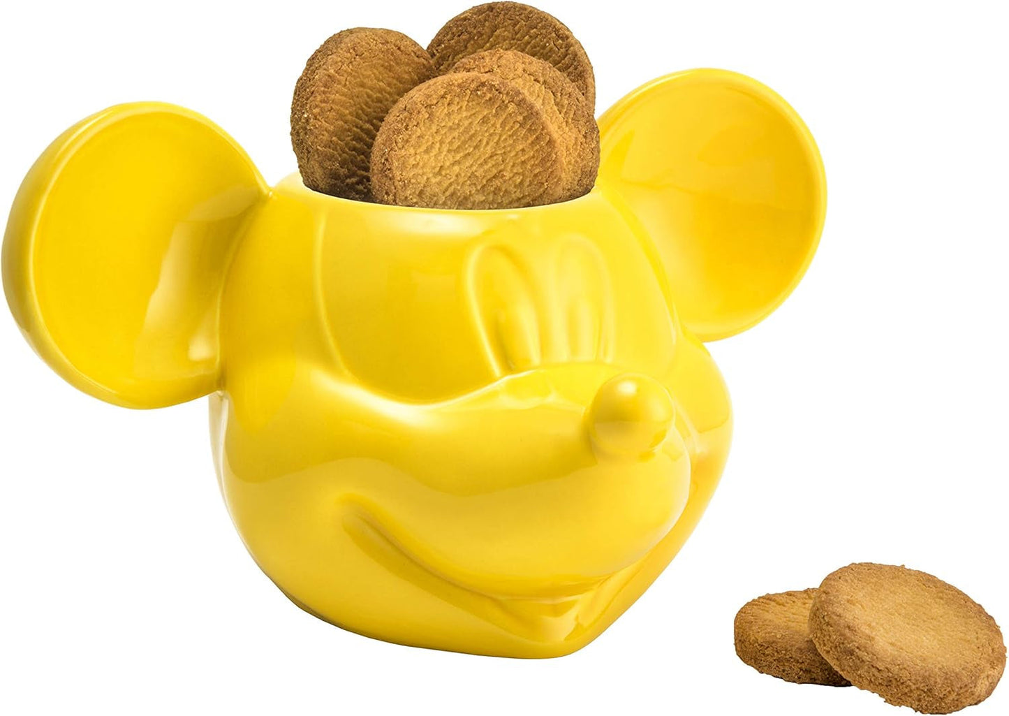 Joy Toy 62129 Disney Mickey Mouse 3D Cookie Jar Żółty 25X17X20 Cm Pudełka do przechowywania żywności Naty Shop